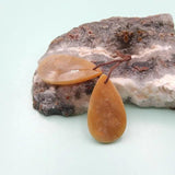 Indonesian Coral Drop Earrings For Women 30x17x4mm 4g