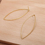 50pcs Copper Geometry Earring Studs DIY Jewelry Findings