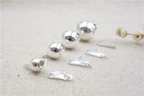925 Sterling Silver Ball Buckle Clasp DIY Jewelry Bracelet Accessories