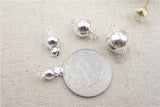 925 Sterling Silver Ball Buckle Clasp DIY Jewelry Bracelet Accessories