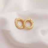 4PCS 12mm 14k Plated Rope Bracelet Buckle Charms DIY Jewelry Making Supplies