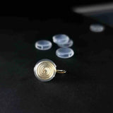 50 PCS Silicone Ear Clip Pad Protective Sleeve DIY Earring Accessories