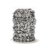 5mm Stainless Steel Hollow Heart Link Chains for DIY Jewelry Making