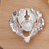 10 PCS 32*34mm Flowers Leaf Metal Alloy Accessories for Jewelry Making