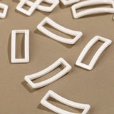 Rectangle Ceramic Accessories Smooth Bracelet Necklace Earrings Never Fade