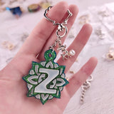 Metal Cat Head Flower Cloud Keychain Rings for DIY Jewelry Making