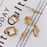 KC Earring Charms Metal Pendant Jewelry Findings 12pcs