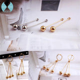 DIY Copper Earrings Accessories - Long Curve Line Material