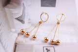 DIY Copper Earrings Accessories - Long Curve Line Material