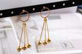 DIY Copper Earrings Accessories - Long Curve Line Material