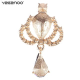 10Pcs Crown Drop Acrylic Pendant DIY Costume Decorative Wine Glass Brooch