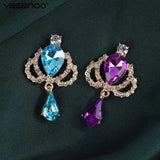 10Pcs Crown Drop Acrylic Pendant DIY Costume Decorative Wine Glass Brooch