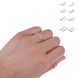 8Pcs Invisible Ring Size Adjuster for Loose Rings Reducer Spacer Ring Guard