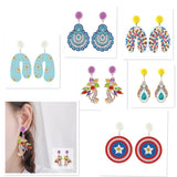 Vintage Diamond Art Painting Dangle Drop Earrings Kit