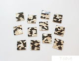 Irregular DIY Earrings Material Accessories - Acetic Acid Square