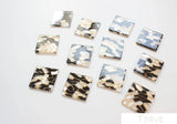 Irregular DIY Earrings Material Accessories - Acetic Acid Square