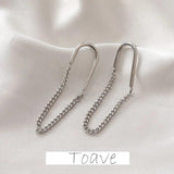 Europe America Minority U-shaped Chain Earrings DIY Materials