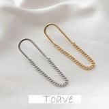 Europe America Minority U-shaped Chain Earrings DIY Materials