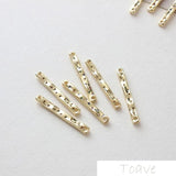 Copper Plated 18K Zircon Double Hanging DIY Material
