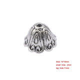 20pcs Hollow Flower Bead End Caps Tassel Caps DIY Accessories