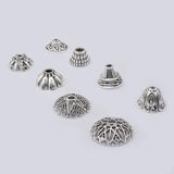 20pcs Hollow Flower Bead End Caps Tassel Caps DIY Accessories