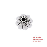 20pcs Hollow Flower Bead End Caps Tassel Caps DIY Accessories