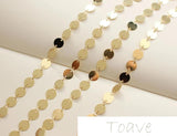 100-Round Circle Chain Accessory for Bracelet Necklace