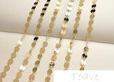 100-Round Circle Chain Accessory for Bracelet Necklace