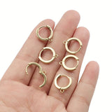 10pcs 13.5x15mm Lever Earring Hooks Wire Base Earrings Hoops Jewelry Making