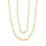 2M 18K Heart Charm Chain for DIY Choker Necklace