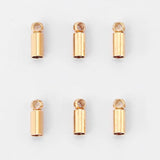 100pcs Antique End Caps Beads Stopper For 2mm Round Leather Cord