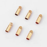 100pcs Antique End Caps Beads Stopper For 2mm Round Leather Cord