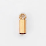 100pcs Antique End Caps Beads Stopper For 2mm Round Leather Cord