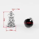 20Pcs Flower Tassel End Caps Findings DIY Spacer Bead Necklace Bracelet