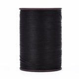 100m/roll Flat Waxed Thread Cords 0.8mm for Leather Sewing Stitching Strings