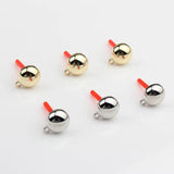 10pcs DIY Round Earrings Connecotors Stud Earrings Base for Jewelry Making