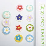 Colorful Small Flower Resin Ear Nail Patch DIY Jewelry