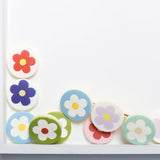 Colorful Small Flower Resin Ear Nail Patch DIY Jewelry