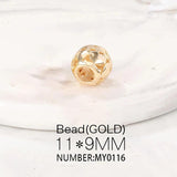 Brass Loose Beads Necklace and Bracelet Making Supplies