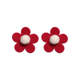 Felt Flower Hairpin Earrings DIY Kit