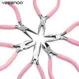 Mini Pliers Diagonal Round Needle Nose Cutter Handcraft Beading Plier