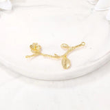 Brass Twig Charms Pendants Necklace Bracelet Earring DIY Jewelry Making Supplies