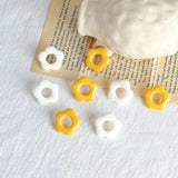 South Korea Forest Yellow Flowers Earrings DIY Material