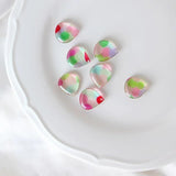 Watercolor Fat Water Droplets Pendant Earrings DIY Accessories