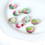 Watercolor Fat Water Droplets Pendant Earrings DIY Accessories