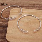 BoYuTe 56*2MM Metal Brass Bracelet Welding 12*27MM Filigree Base