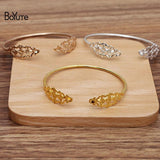 BoYuTe 56*2MM Metal Brass Bracelet Welding 12*27MM Filigree Base