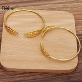 BoYuTe 56*2MM Metal Brass Bracelet Welding 12*27MM Filigree Base
