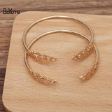BoYuTe 56*2MM Metal Brass Bracelet Welding 12*27MM Filigree Base