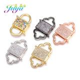 DIY Heart Pendant Locks Metal Clasps for Needlework Jewelry Making